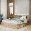 Giường gỗ công nghiệp MDF đẹp tiêu chuẩn GNG-015