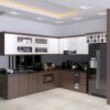 Tủ bếp gỗ an cường phủ melamine chống nước giá rẻ