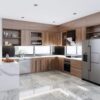 Tủ bếp gỗ công nghiệp MDF đẹp chất lượng giá tốt TBG-020