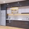 Tủ bếp picomat cánh phủ acrylic chống trầy đẹp lung linh