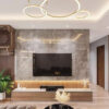 Vách ốp tường phòng khách chung cư VO-014